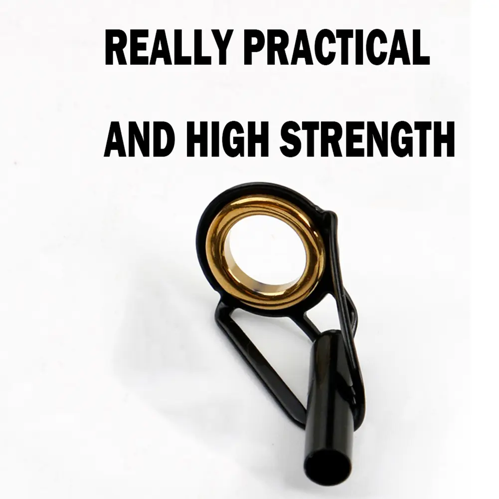 Fishing Rod Guides Tips Top Stainless Steel Building Repair Eye Rings Kit Saltwater Freshwater Fishing Tool Gear