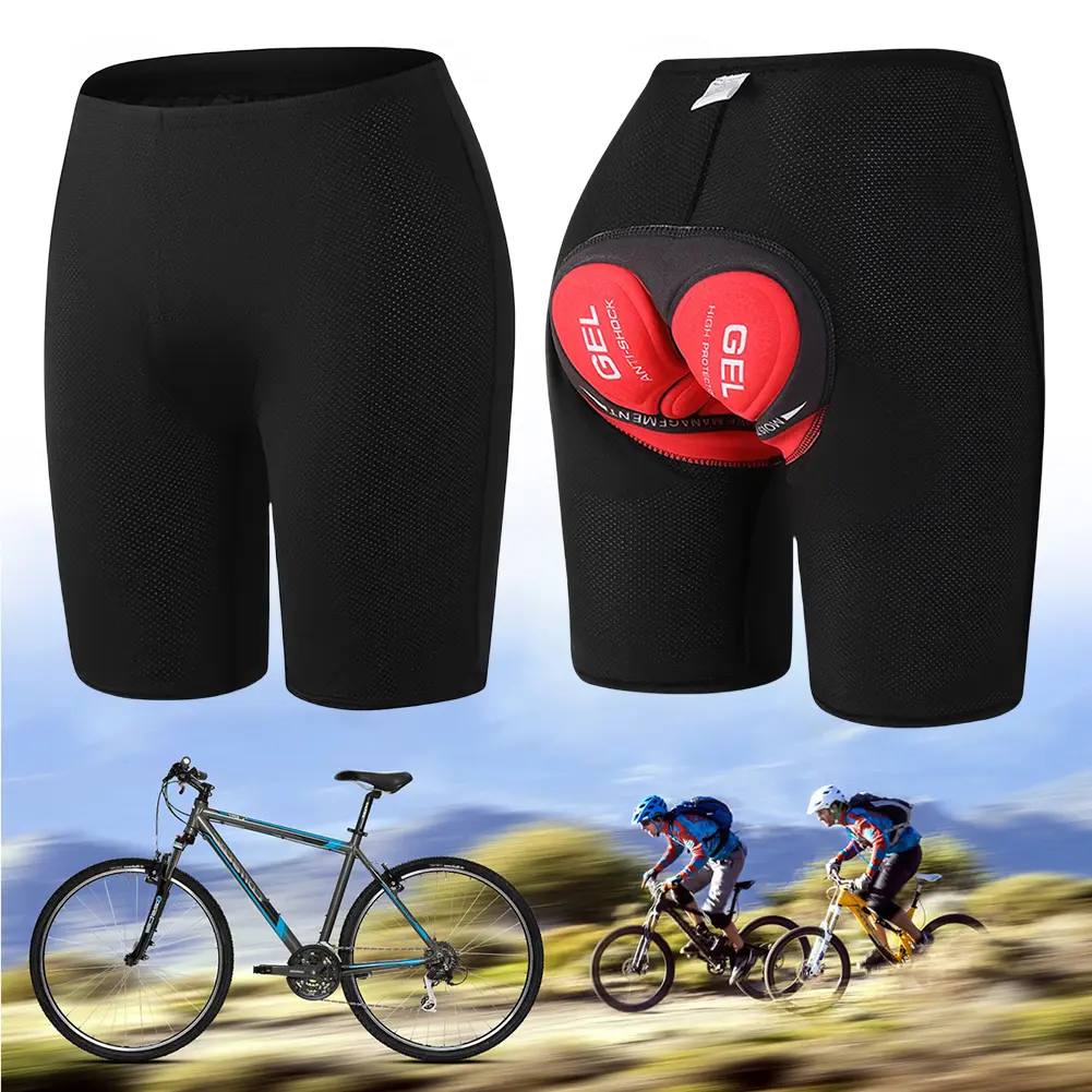 Mens Cycling Shorts Padded Shorts Breathable 3D Padded Bike Shorts Lightweight Cycling Underwear Cycling Tights for Cycling