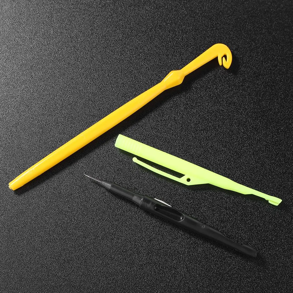 Fishing Tackle Knot Tying Tool Kit Fish Hook Remover Extractor Knot Picker
