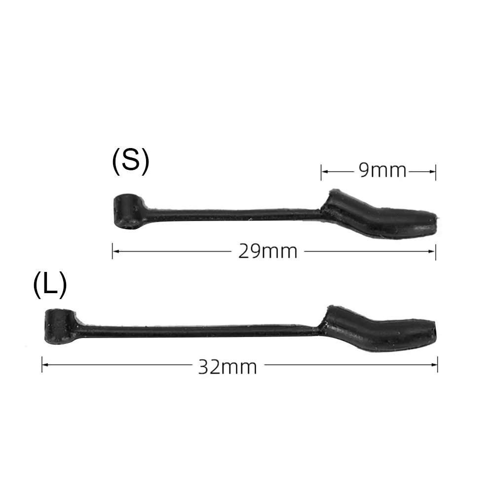 10Pcs Carp Fishing D Rig Kickers Hook Line Aligners for Ronnie Rigs End Tackle for Outdoor Fishing Supplies