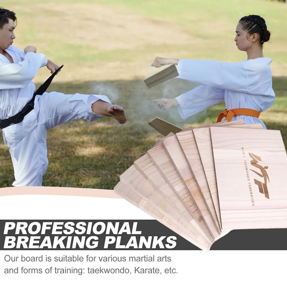 10 Pack Taekwondo Breaking Board Taekwondo Training Accessory Breakable Karate Practice Board for Karate Taekwondo Martial Arts