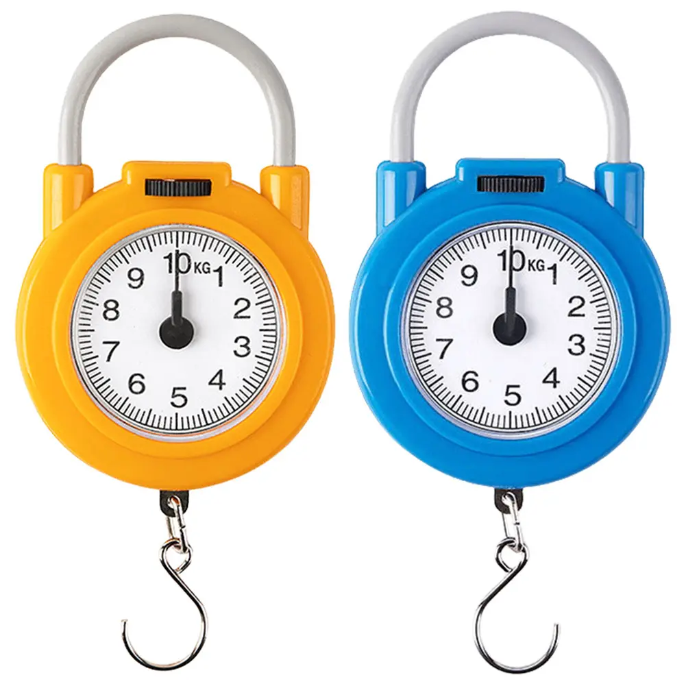 10KG Digital Spring Scale 0.1KG Fishing Scale Portable Travel Luggage Weighing Scale Handle with Hook Outdoor Fishing Tools