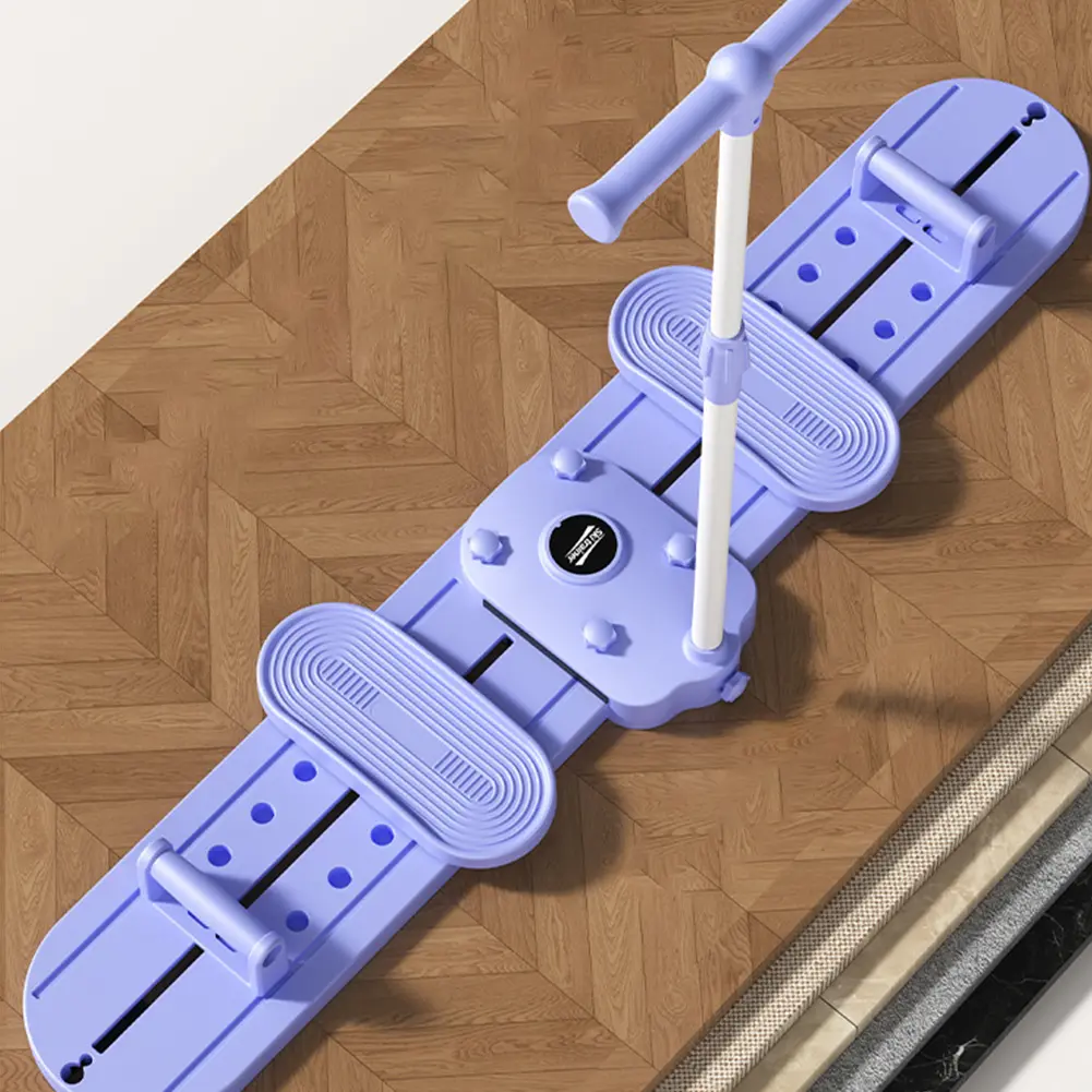 Fitness Ski Machine Foldable Ski Trainer with Handle & Pull Rope Pelvic & Hip Strengthener Simulated Ski Trainer for Home Gym