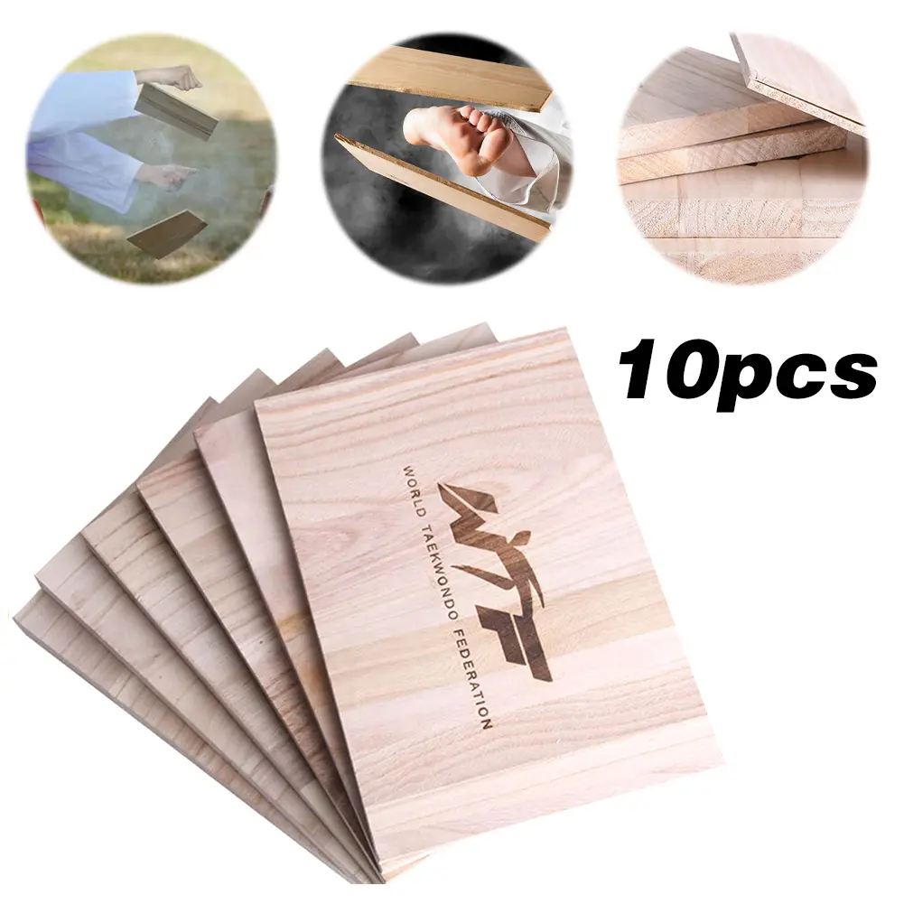 10 Pack Taekwondo Breaking Board Taekwondo Training Accessory Breakable Karate Practice Board for Karate Taekwondo Martial Arts