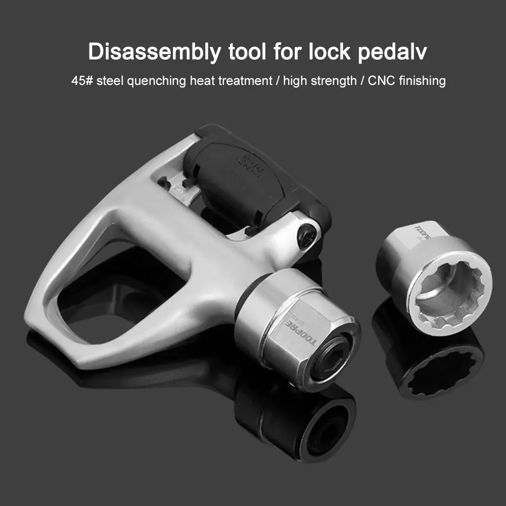 MTB Bike Locking Pedal Removal Tool for Shimano Mountain Road Bicycle Self-Locking Pedal Axle Spindle Removal Installation Tool
