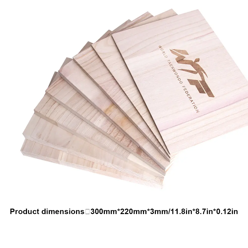 10 Pack Taekwondo Breaking Board Taekwondo Training Accessory Breakable Karate Practice Board for Karate Taekwondo Martial Arts