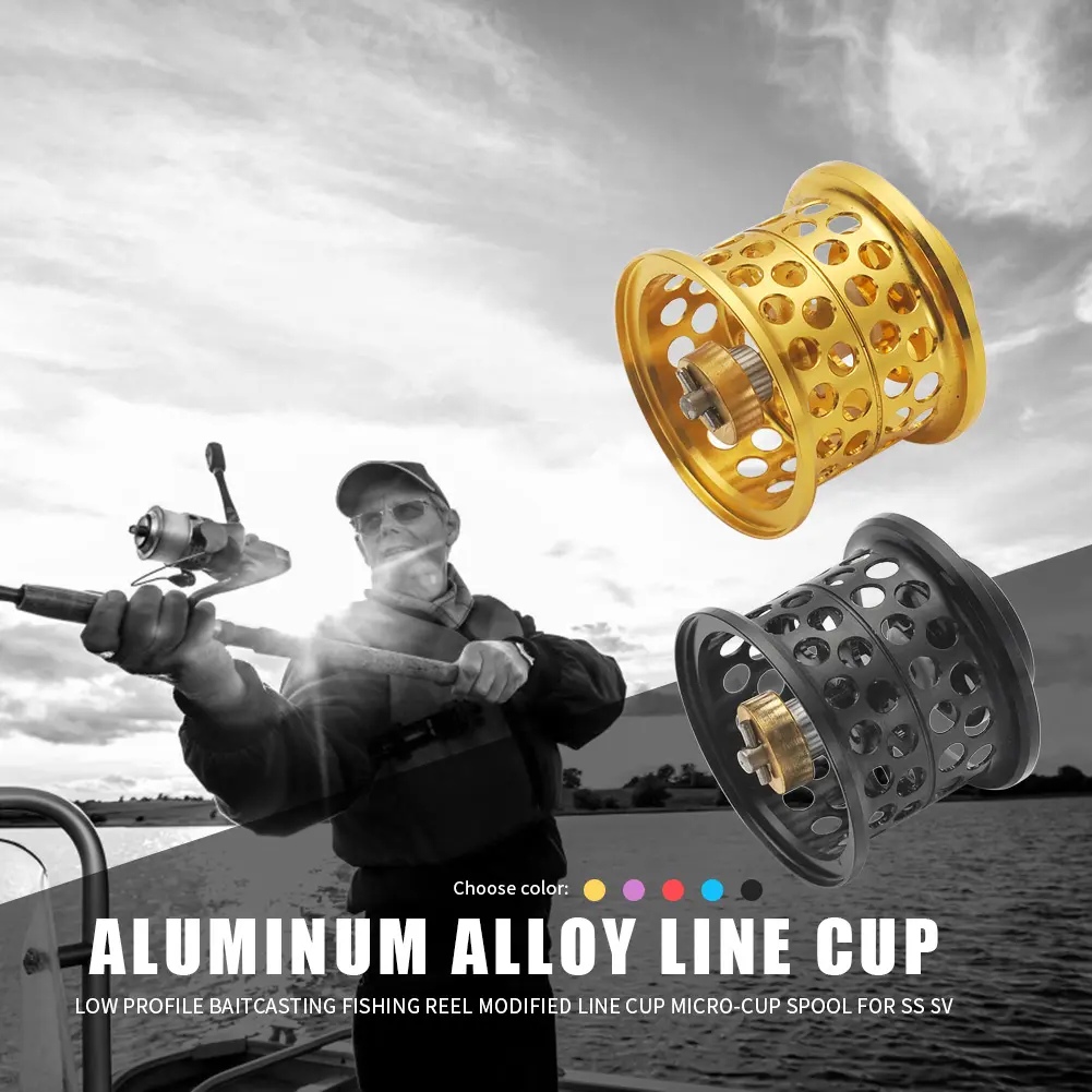 Fishing Spool Wheel Cup Fishing Reel Line Rolling Cup Baitcast Reel Cup for Steez/SS SV/T3/RYOGA1016/ZILLION SV 1016