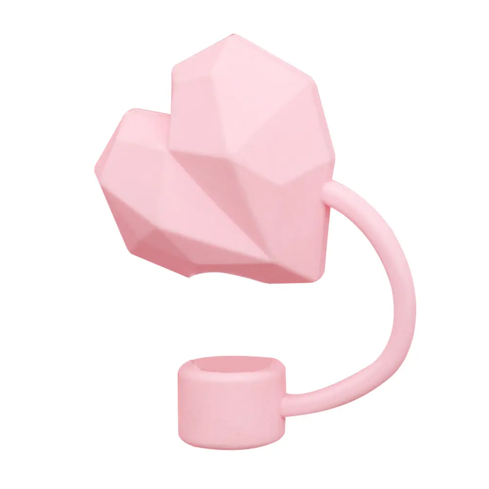 PVC Diamond Straw Tips Protectors Reusable Cute Diamond Straw Caps Dust-Proof Diamond Straw Toppers for Stanley 30&40 Oz Tumbler