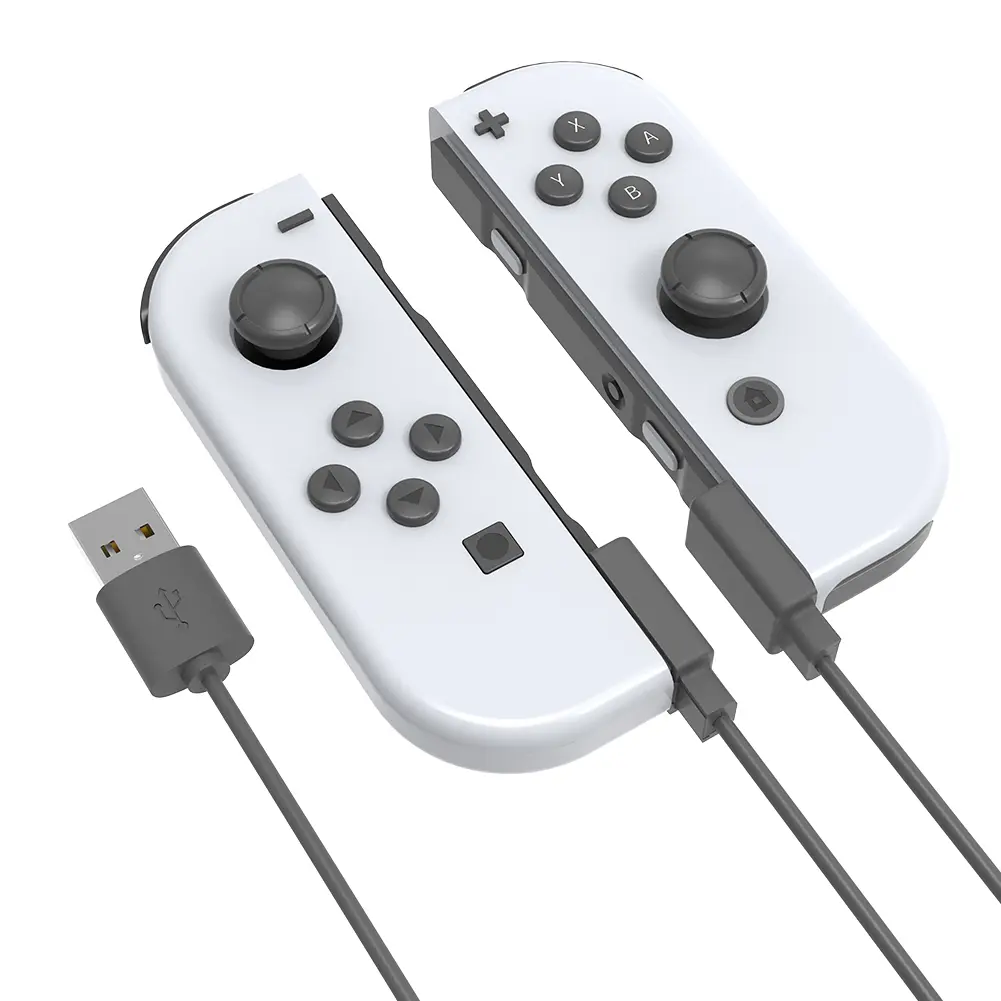 USB Charger Cable for Joycon Controller 2.5M Portable Charger Cable Travel Charging Cables for Switch Controller Charger