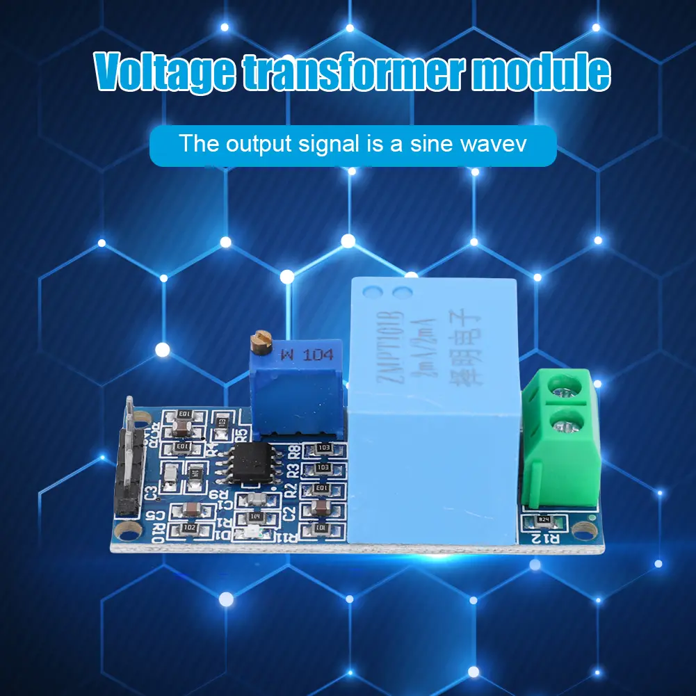 ZMPT101B Mutual Inductance Amplifier Single Phase Output Voltage Sensor Signal Acquisition Board for Household Appliances