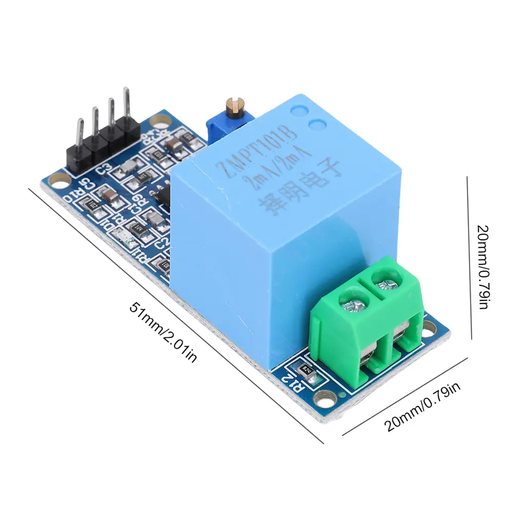 ZMPT101B Mutual Inductance Amplifier Single Phase Output Voltage Sensor Signal Acquisition Board for Household Appliances