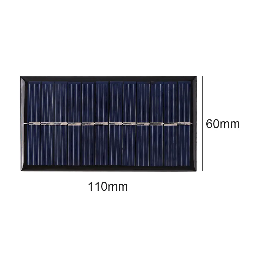 6V 1W Mini Solar Panel Solar Cells DIY for Low-power Electrical Appliance Light Cell Phone Toys Charger