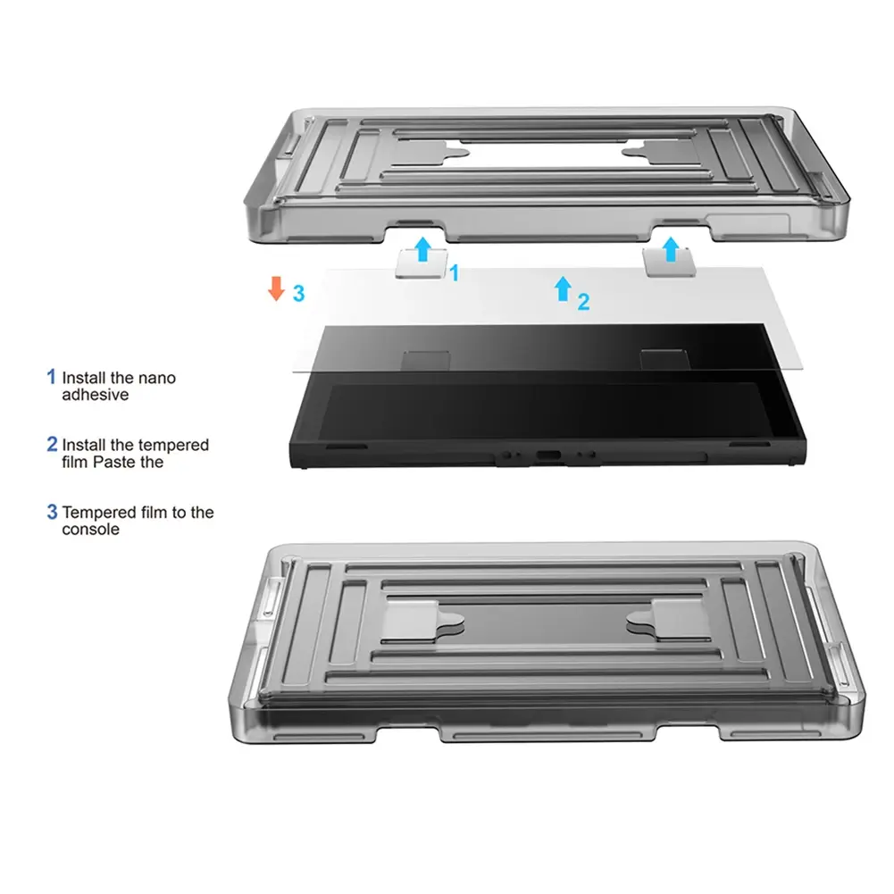 2 PCS Game Console Screen Protector Film Anti-Scratch Tempered Glass HD Ultra-Clear for Nintendo for Switch 2 Game Accessories