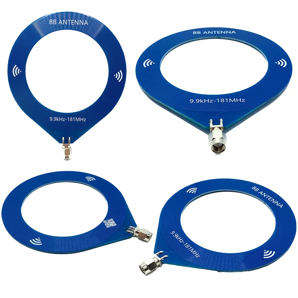 Mini Loop Antenna 9.9khz-181mhz SMA Interface Radio Antenna Portable Antenna for Malachite SDR Receiver TEF6686 Receiver