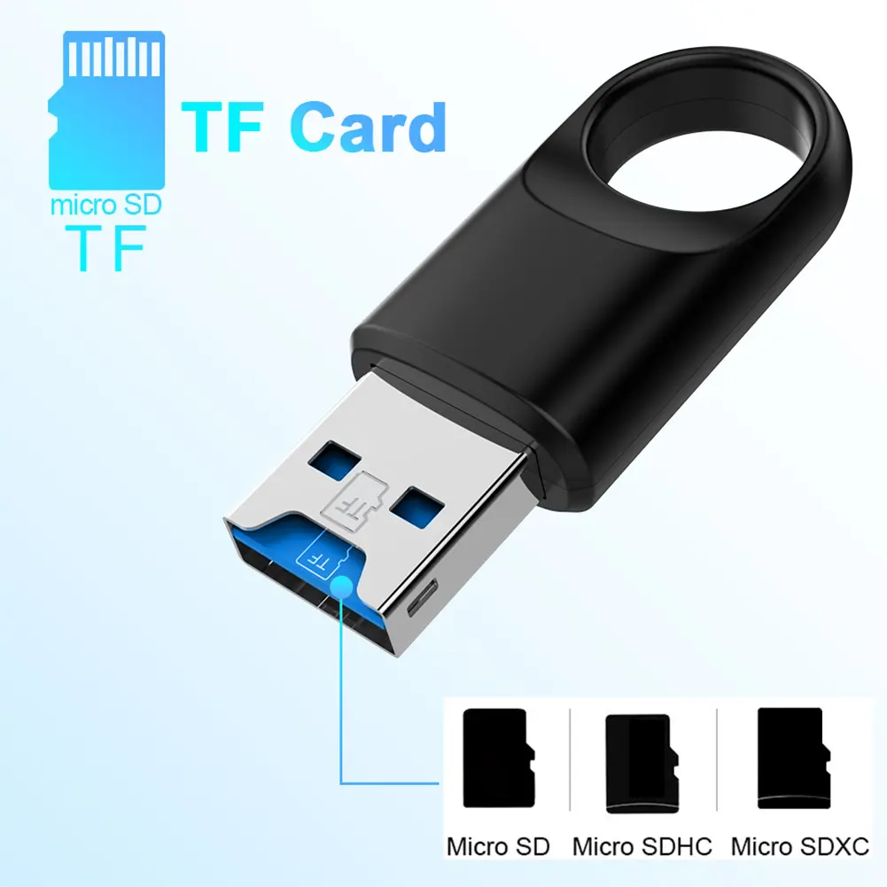 Memory Card Reader Adapter USB 3.0 High Speed Memory Card Reader USB 3.0 for PC/Laptop/Smart Phone/Driving Recorder