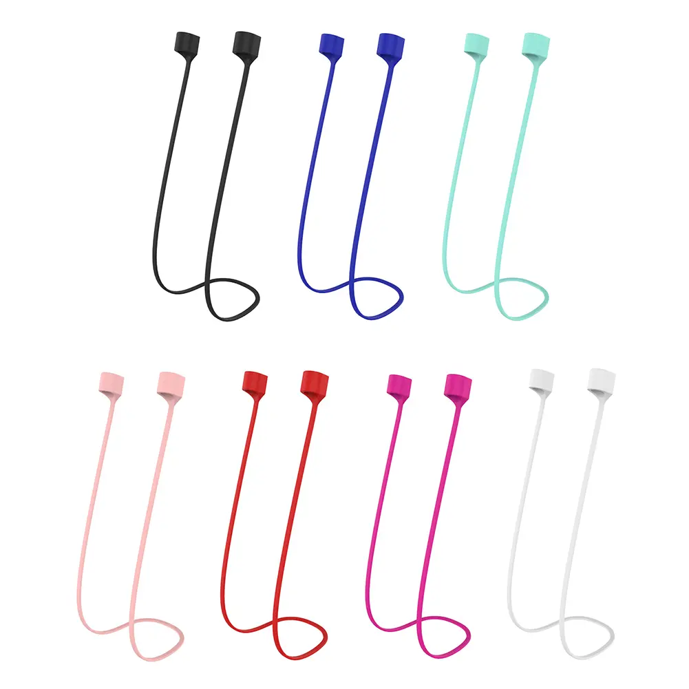 Headphone Neck Strap Cord String Silicone Rope Holder Cable Earphone Strap for AirPods 1 2 3 Pro String