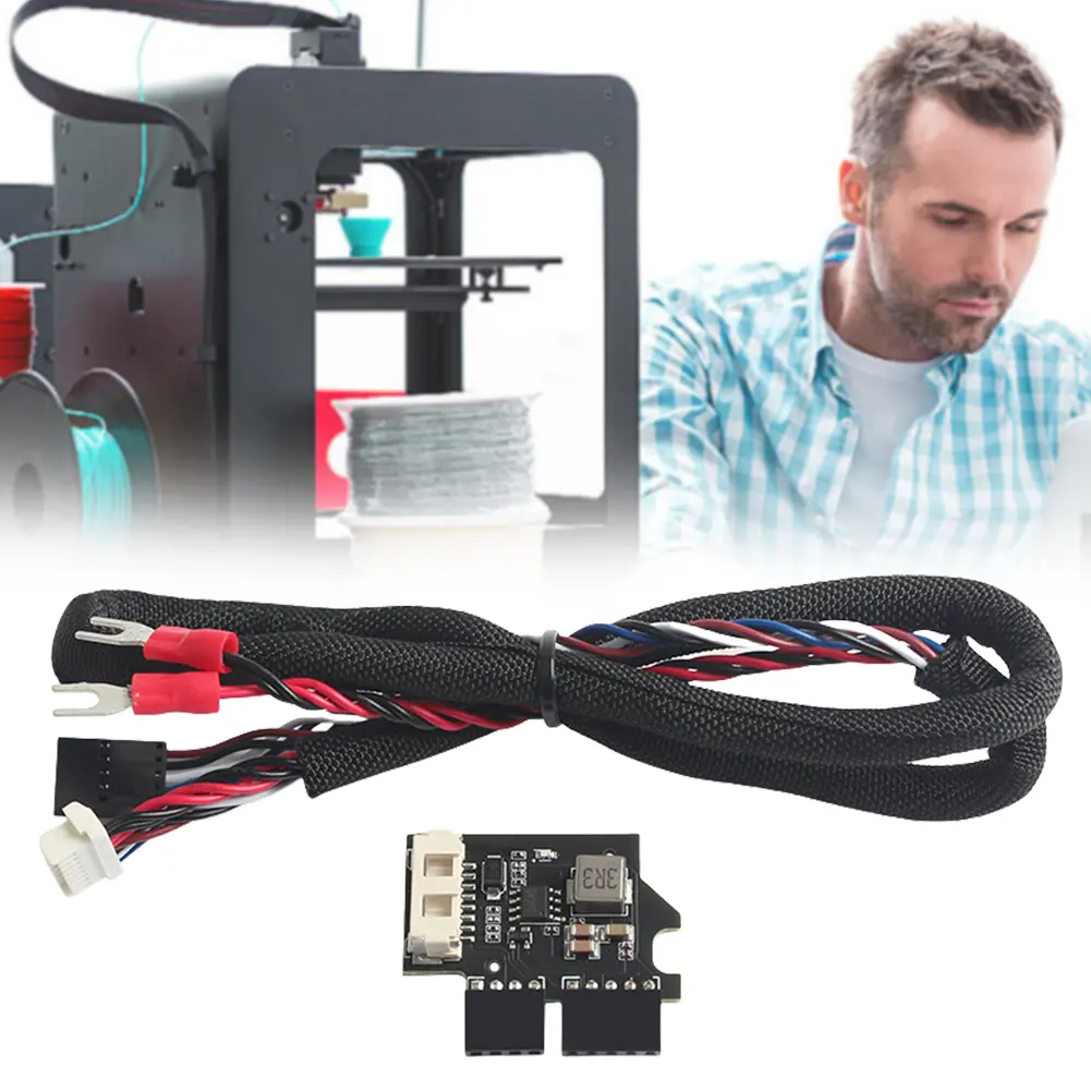 MMU3 Module with Cable MMU3 PD Board Printer Parts MMU3 PD-Board Addon for MMU3 Prusa I3 MK3S 3D Printer Cable Management Kit