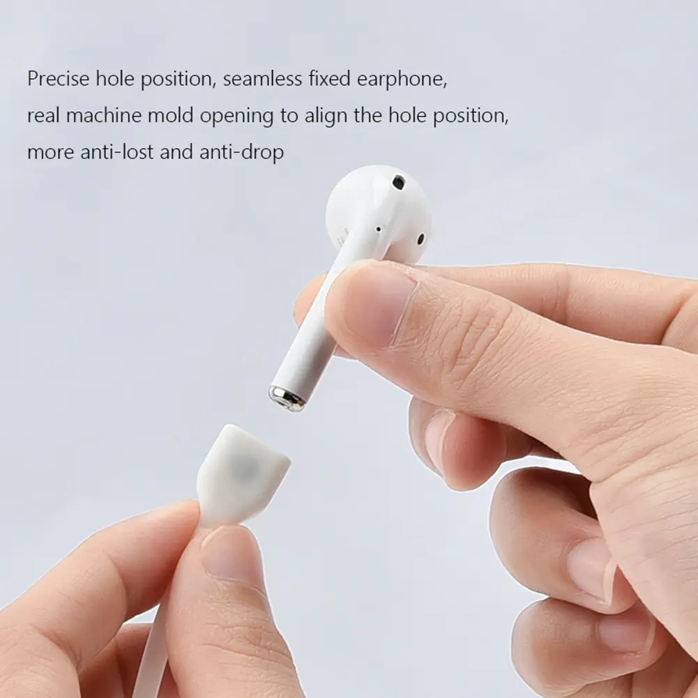 Headphone Neck Strap Cord String Silicone Rope Holder Cable Earphone Strap for AirPods 1 2 3 Pro String