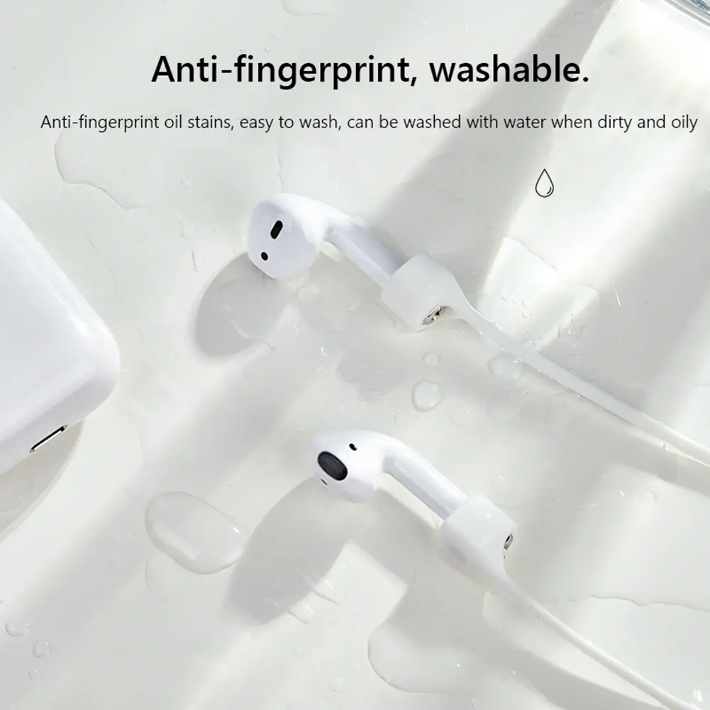 Headphone Neck Strap Cord String Silicone Rope Holder Cable Earphone Strap for AirPods 1 2 3 Pro String