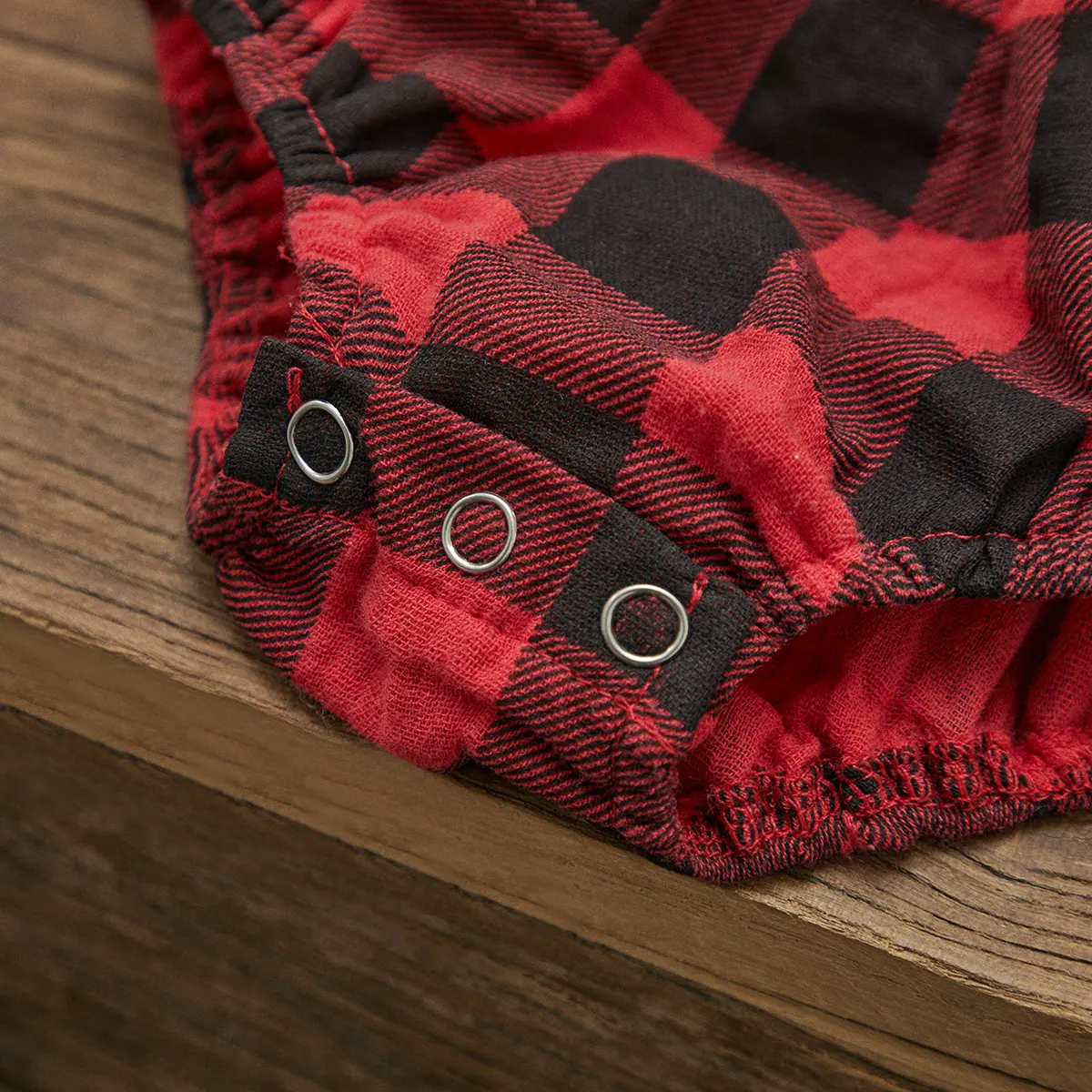 ma&baby 0-18M Christmas Baby Girl Romper Newborn Infant Toddler Plaid Print Long Sleeve Jumpsuit Xmas Costumes Outfit
