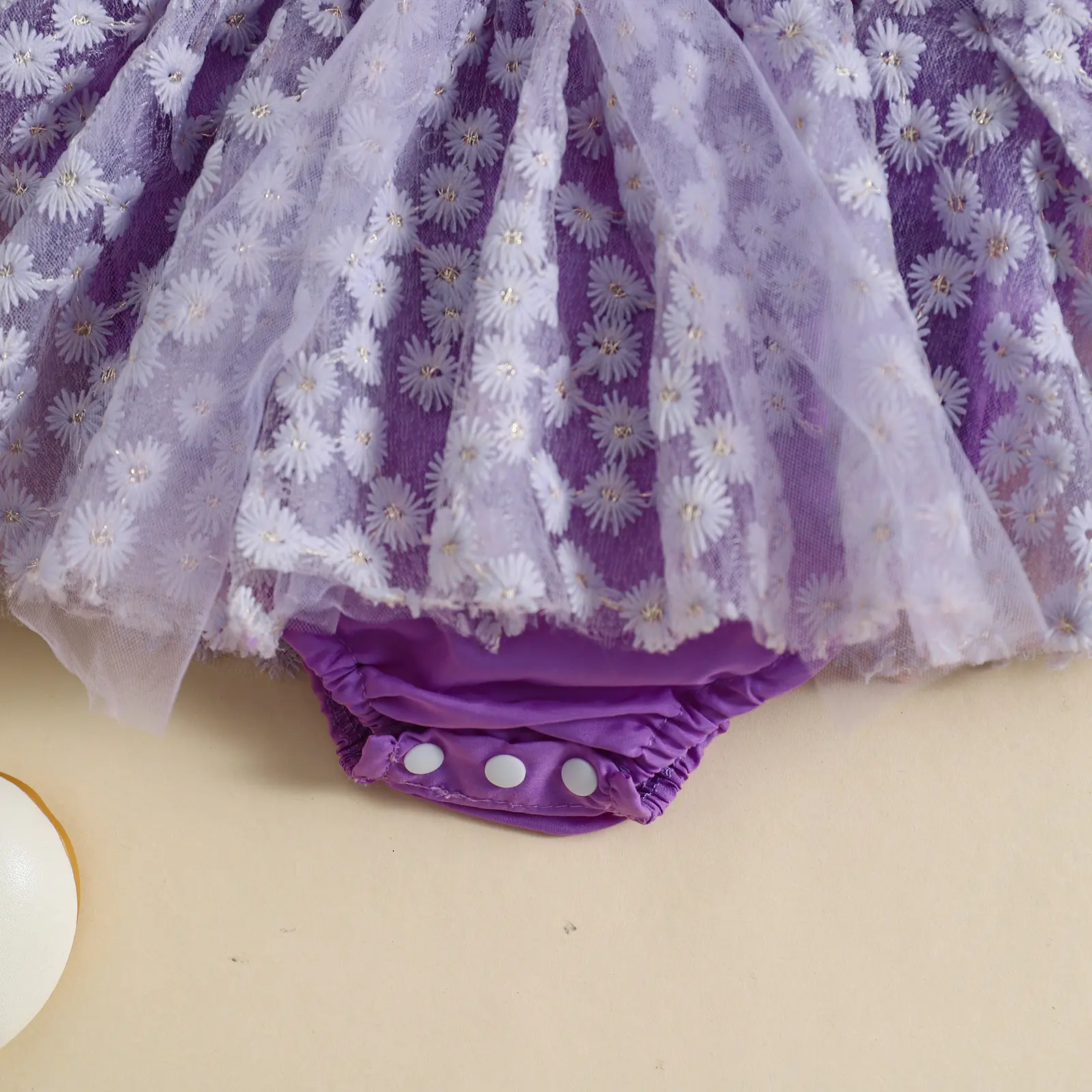ma&baby 0-18M Baby Girl Romper Newborn Toddler Infant Daisy Floral Tulle Jumpsuit Clothes Headband Summer Outfits