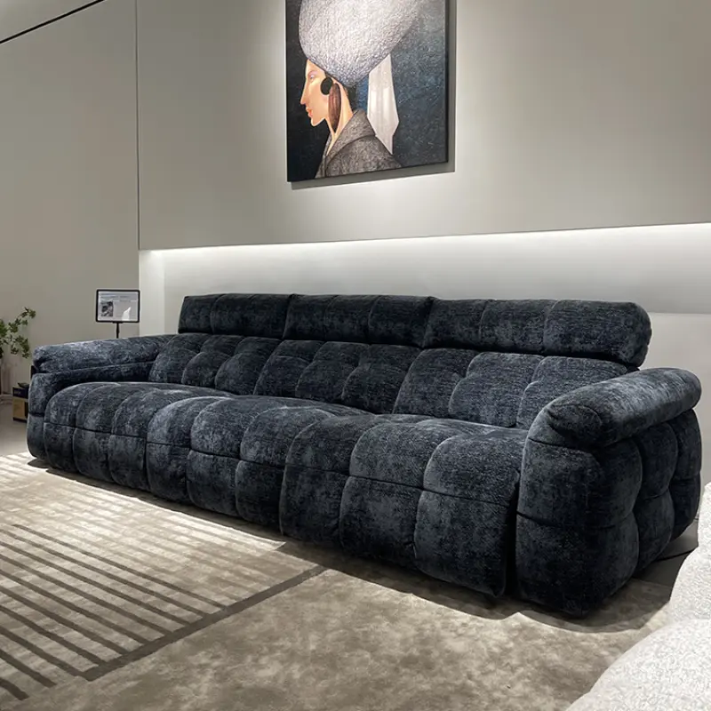 Black Unique Puff Sofa Designer Electric Loveseat Lounge Sofa Floor Modern Woonkamer Banken Furniture Living Room