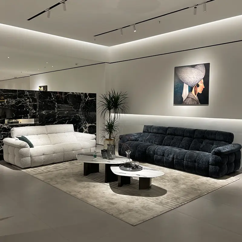 Black Unique Puff Sofa Designer Electric Loveseat Lounge Sofa Floor Modern Woonkamer Banken Furniture Living Room