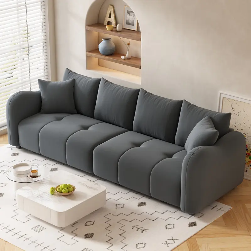 Designer Modern Living Room Sofas Minimalist Nordic Cloud Lazy Sofa Lounge Floor Divani Soggiorno Small Spaces Furniture