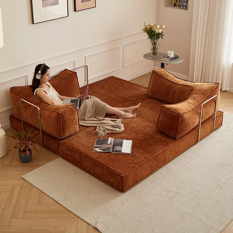 Nordic Designer Recliner Sofas Bed Sleep Living Room Floor Lounge Sofa Lazy Loveseat Divano Letto Pieghevole Home Furniture