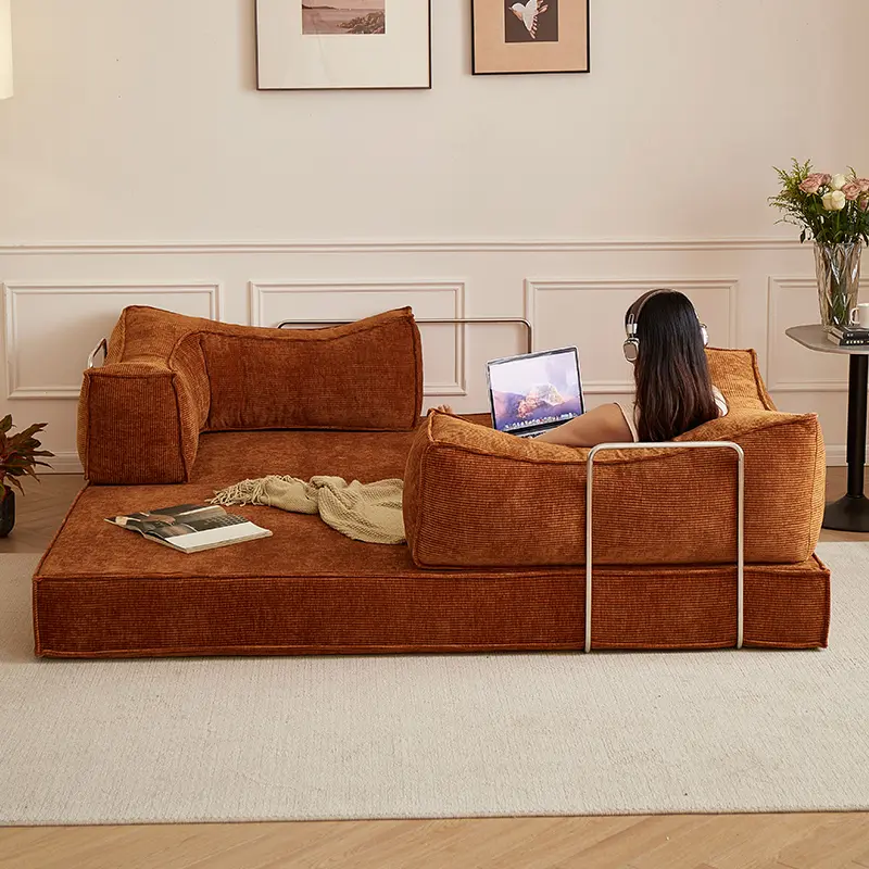 Nordic Designer Recliner Sofas Bed Sleep Living Room Floor Lounge Sofa Lazy Loveseat Divano Letto Pieghevole Home Furniture