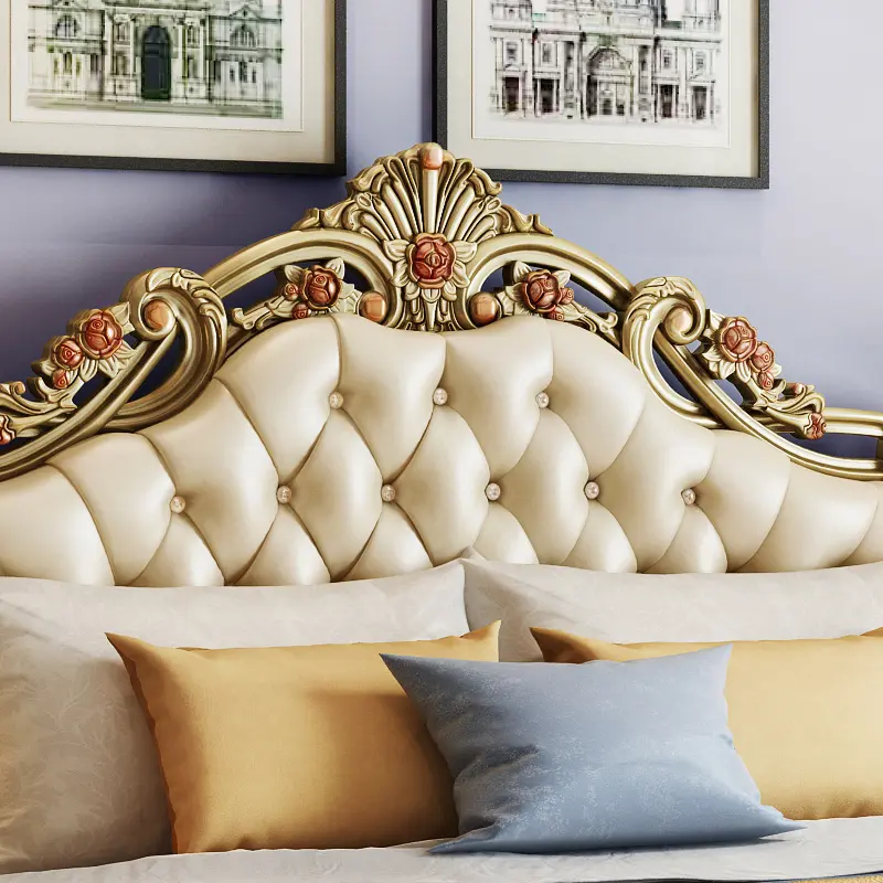 Princess Luxury Modern Double Bed Storage Mattress Design Adults Loft Double Bed Space Saving Cama Doble Bed Room Furnitures