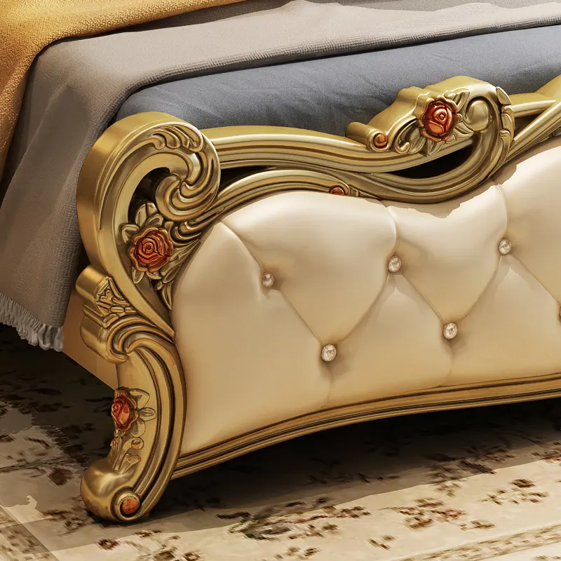 Princess Luxury Modern Double Bed Storage Mattress Design Adults Loft Double Bed Space Saving Cama Doble Bed Room Furnitures