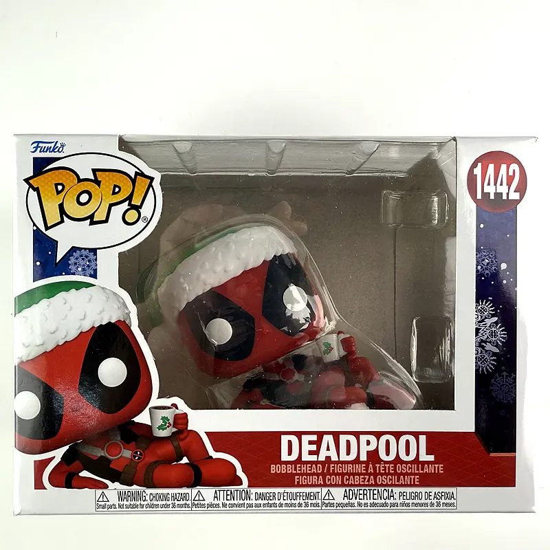 Original Funkos Movies Deadpool Parody Lying Down #1442 Vinyl Action Figure Toys Collectible Dolls Kids Gifts