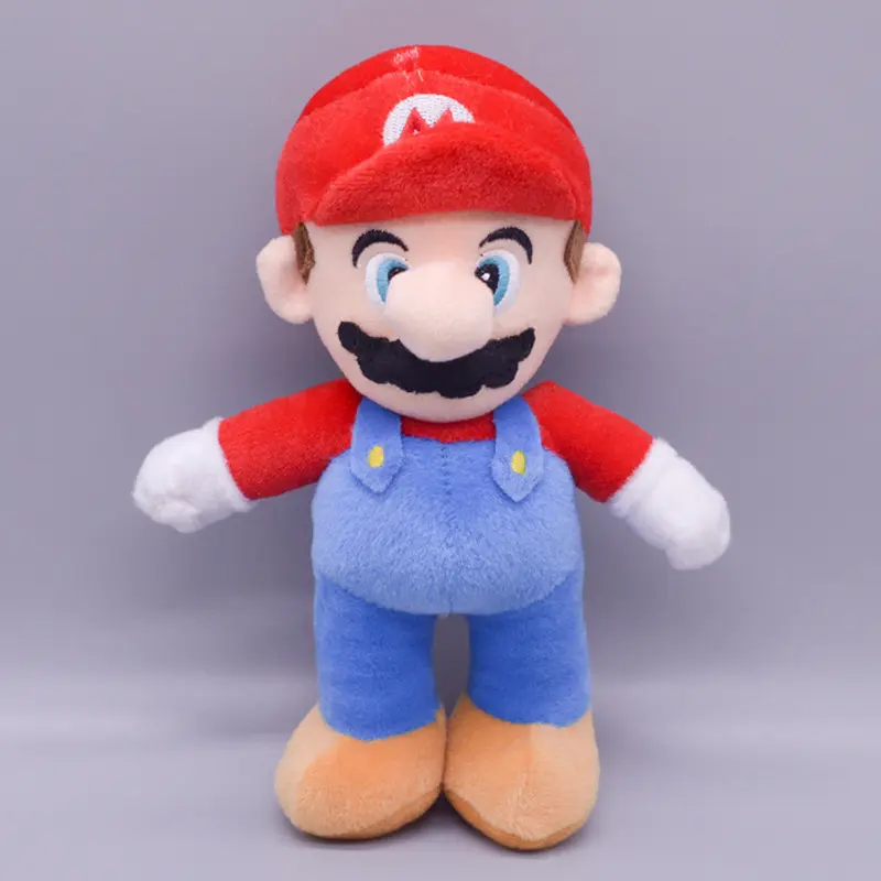 25cm Super Marios Bros Plush Toy Bros Game Anime Luigi Plush Doll Cute Plushes Pendant Toys Stuffed Dolls Kids Birthday Gift