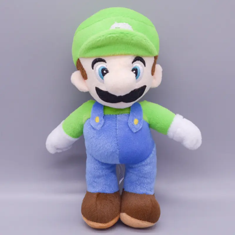 25cm Super Marios Bros Plush Toy Bros Game Anime Luigi Plush Doll Cute Plushes Pendant Toys Stuffed Dolls Kids Birthday Gift