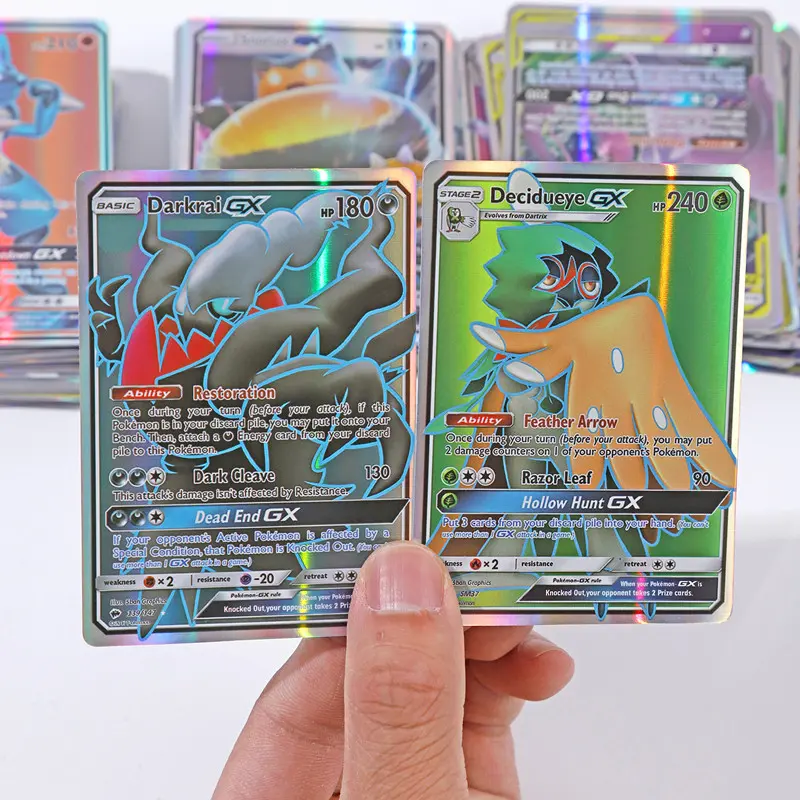 60PCS/Lot Pokemon Cards English Vstar Vmax V GX MEGA TAG TEAM EX Anime Card Toy Collection
