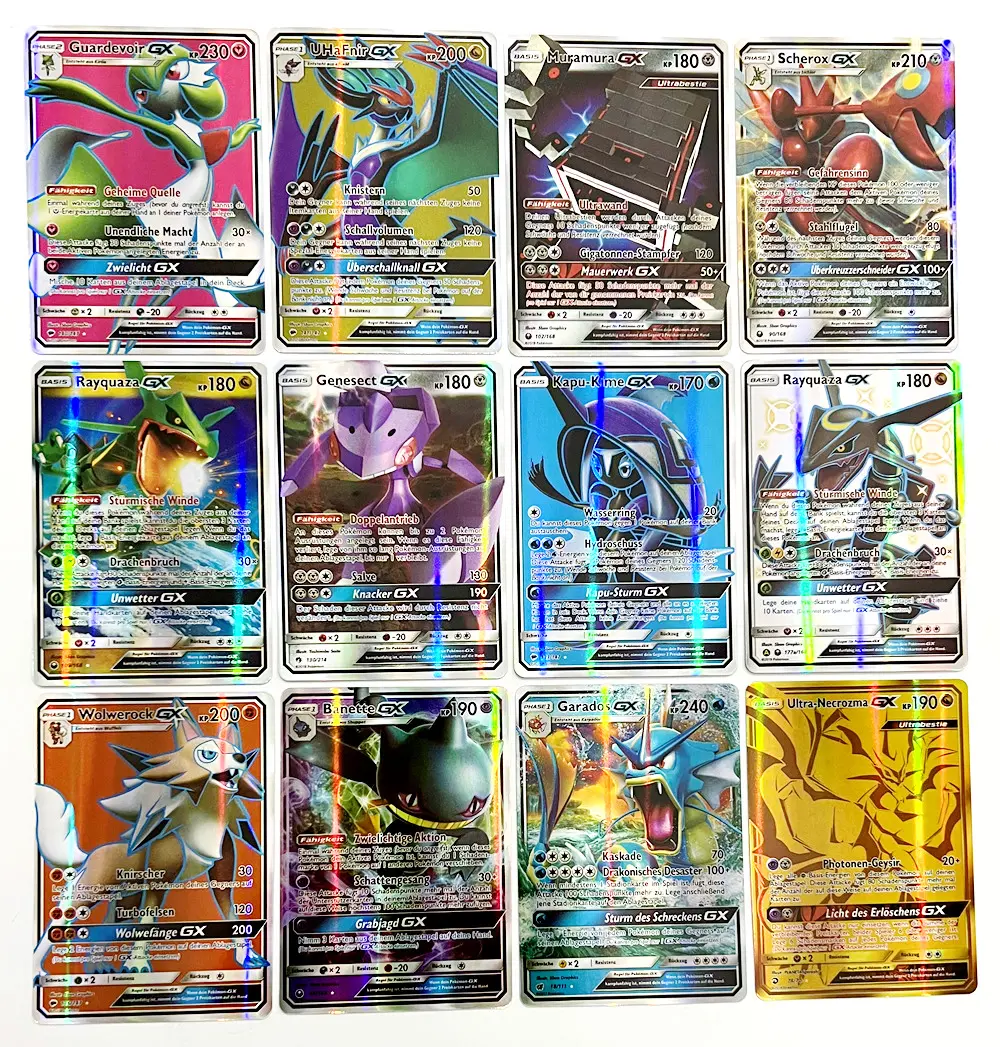 20Pcs Spanish French English German cards cartas pokemon francaise Spanish Card Featuring Gx V Max VMAX