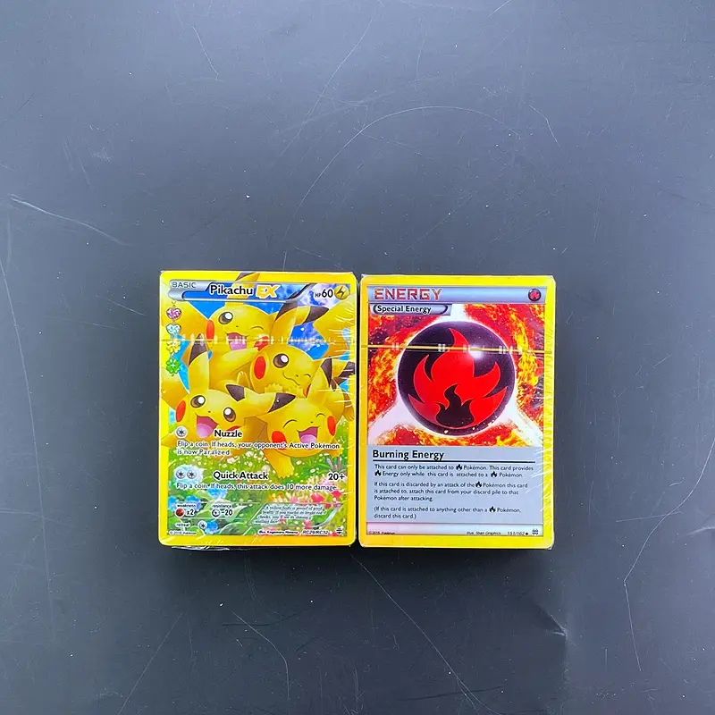 100Pcs New English Pokemons Cards GX MEGA TEAM EX Game Battle Card Collection Card Toys Gifts
