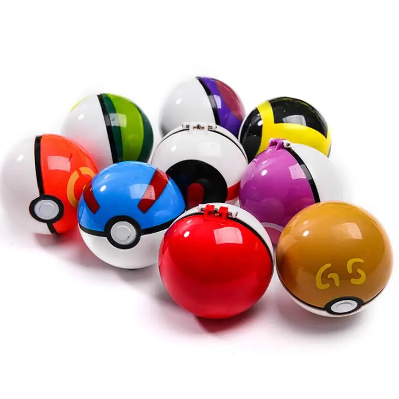 1Pcs Pokeball Action Figures PVC TAKARA TOMY Pokemons Model Toy PVC Cute Elf Ball Decoration Dolls For Kids Gift