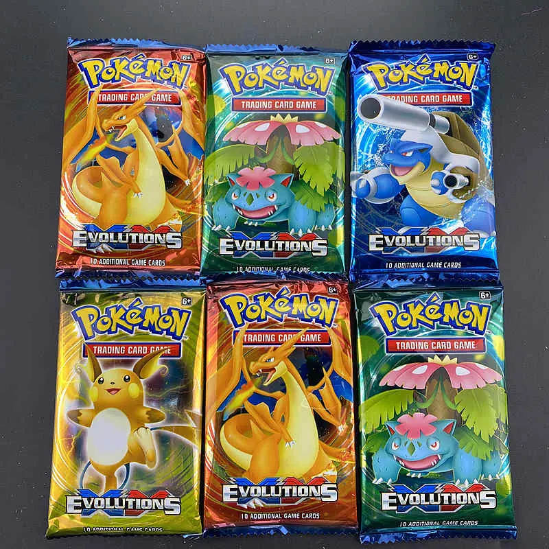 10Pcs/bag Pokemon Cards Sun & Moon Lost Thunder English Trading Card Game Evolutions Booster Collectible Kids Toys Gift