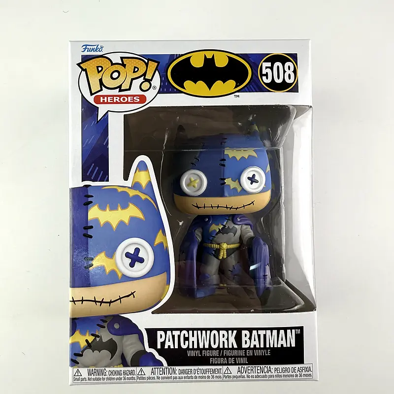 Original MARVEL Super hero batman 508# Vinyl Dolls Action Figure Model Toys for Children Birthday Gift