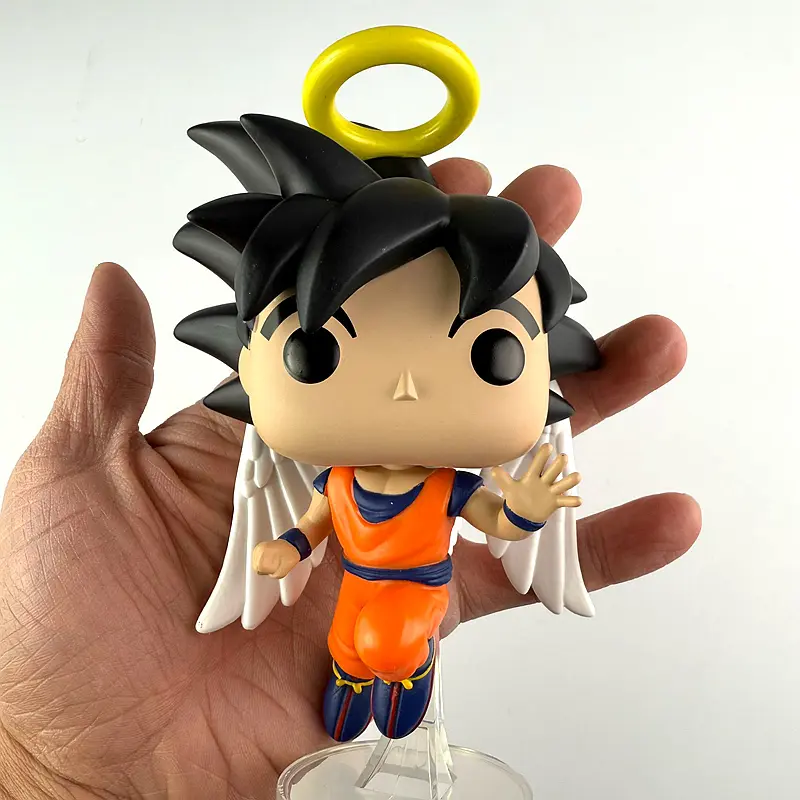Original Funko POP Dragon Balls Z Goku with wings 1430# Action Figure Collection Limited Model Toys Child Gift