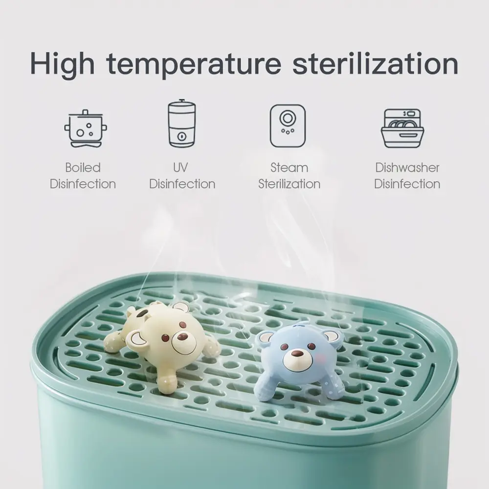 Silicone Cartoon Teether Baby  Bear Teeth Grinding Rod Anti-eating Hand Tooth Care Accessories Baby Soothing Product Baby Gifts