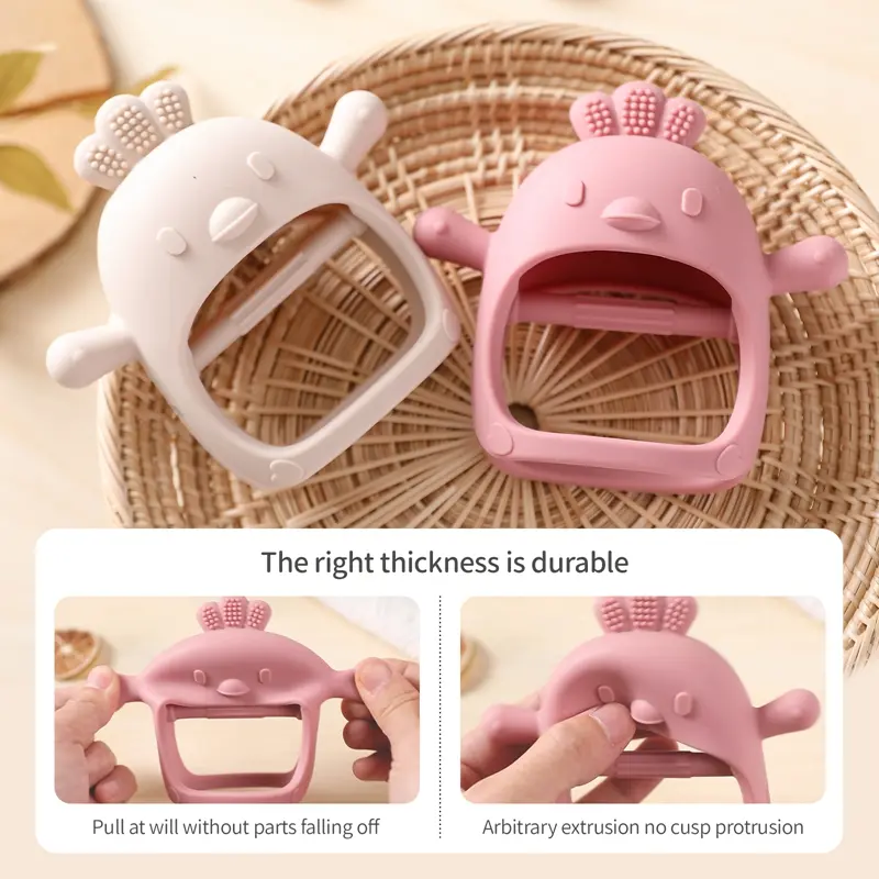 Baby Teether 0-6month 1 PC Nursing Accessories Silicone Kawaii Teethers DIY Nursing Jewelry Teething Accessories Baby Chew Toys