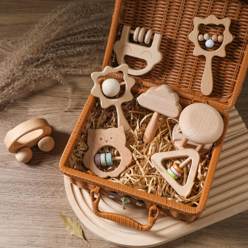 Montessori Wooden Baby Toys Early Childhood Music Enlightenment Educational Toy Set Parent child interactive game toys Baby Gift