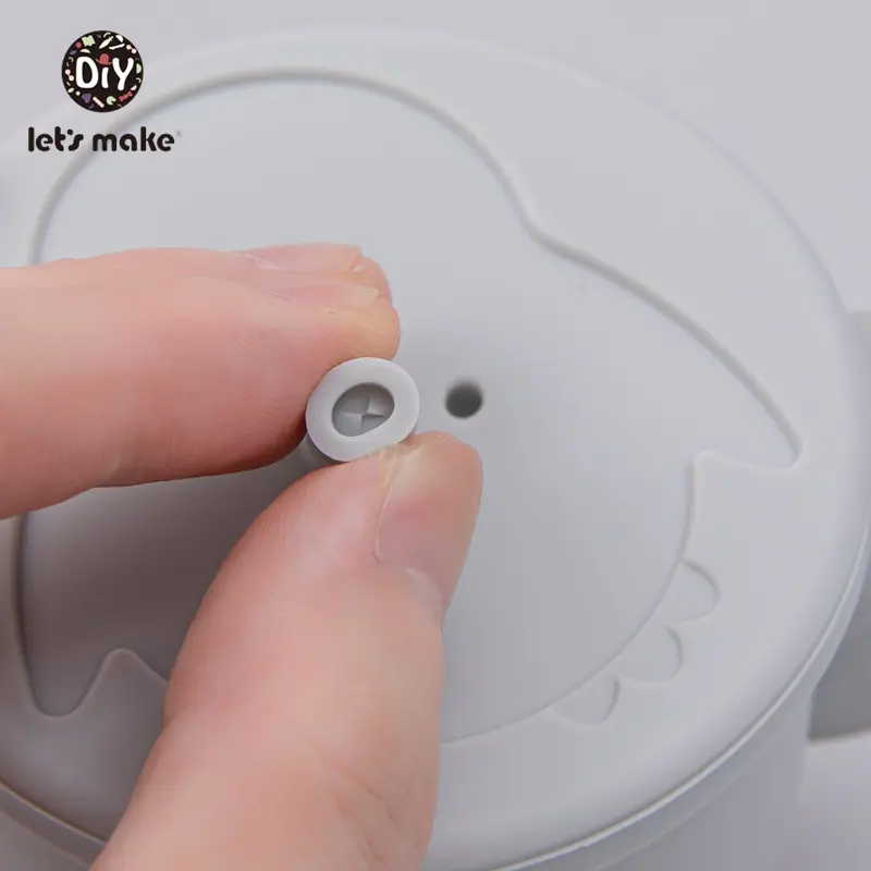 1PC Silicone Baby Cup BPA Free Snacks Bottle Drinkware Feeding Solid Tableware Toddlers Dishes For Baby Bowl Waterproof