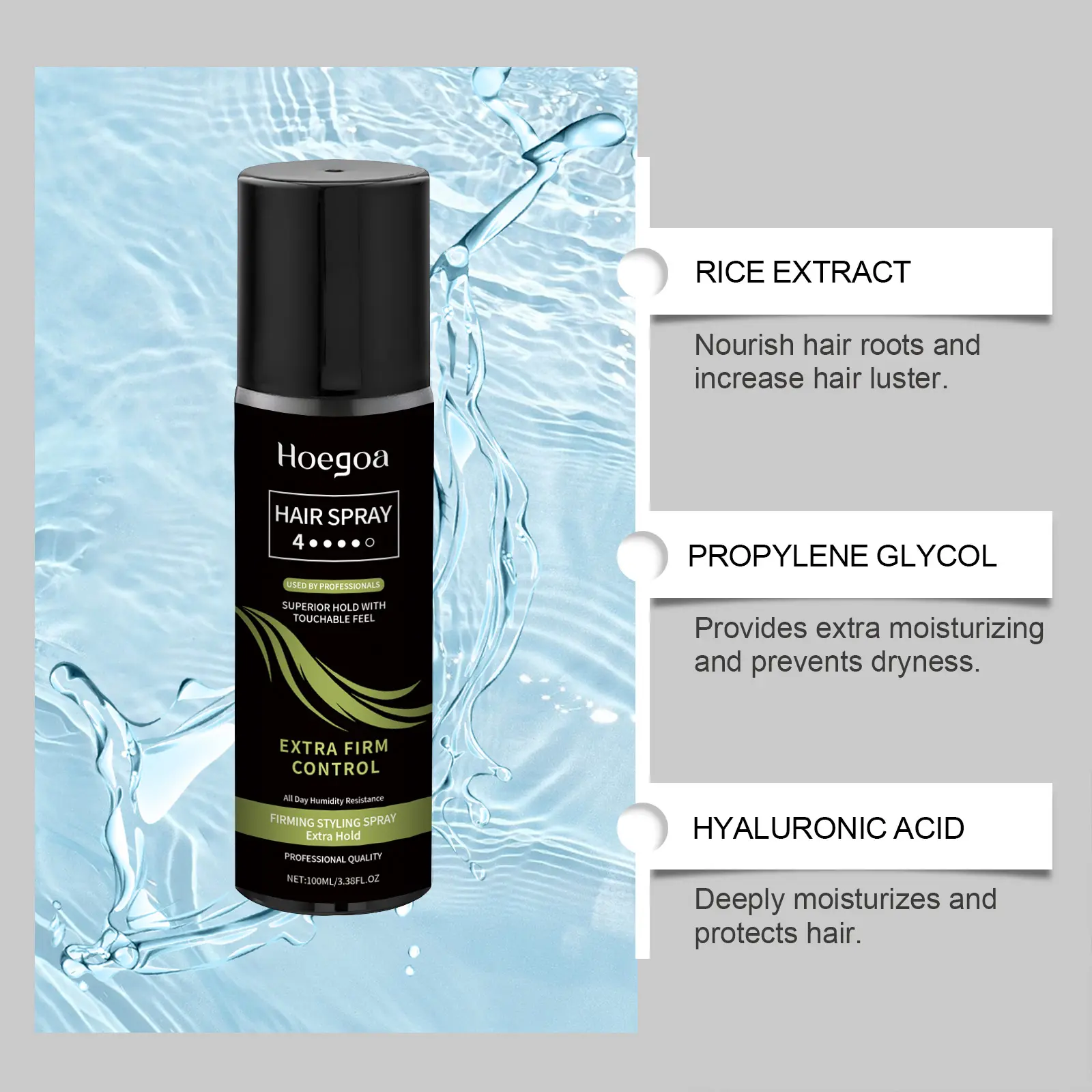 100ml SEVICH Hair Fiber Styling Hair Holding Spray New Style Hair Spray Thickening Mist for Men and Women