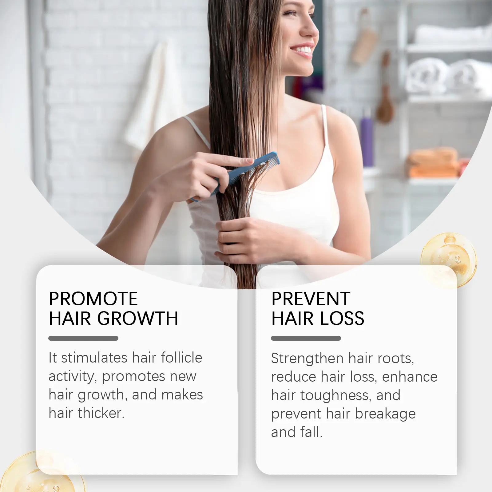 Hoegoa Red Onion Essential Oil Spray Extract Strong Firm And Moisturized Hair For Hair Care And Growth Prevent Hair Loss