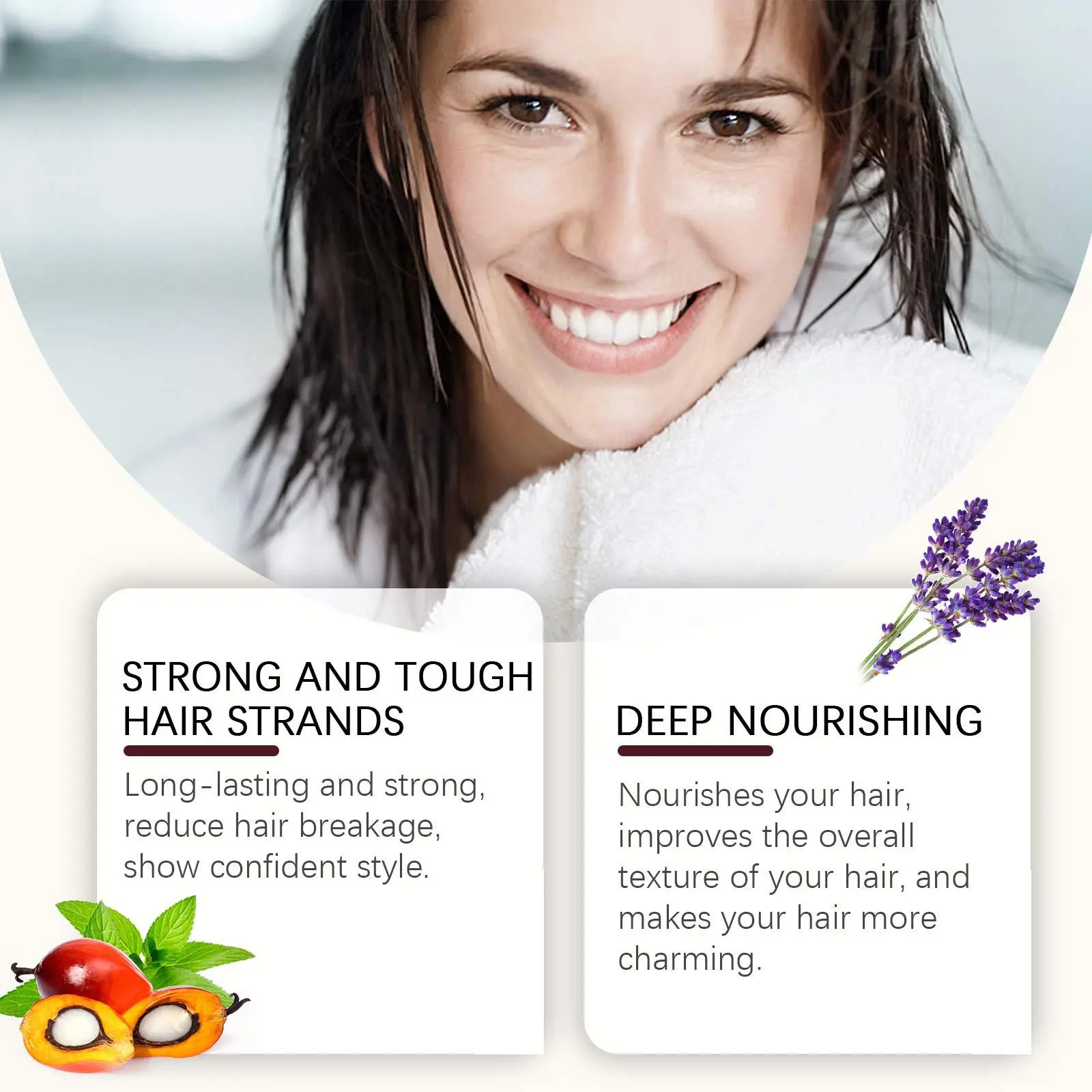 EELHOE Batana Oil Rich Hair Care Set Decoration Hair Conditioner Fury Nourishing Hair Smooth Hair Care