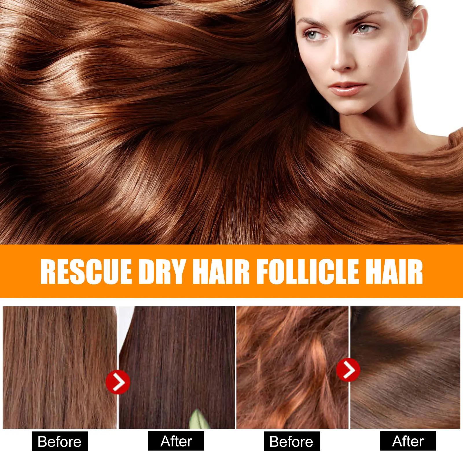 EELHOE 70ml Frizz Hair , Morocco Silk Bright Hair Care, frizz Hair , Hair Care Oil Reduce Dry Hair Anti-split end hair serum